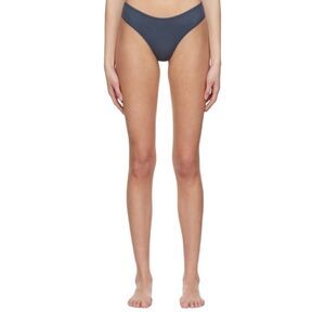 Skims NWT‎ Plus Size Fits Everybody Soft Jersey Dipped Thong In Deep Royal sz 4X